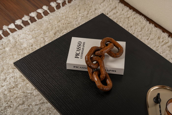 Nordure Sabin Mesa de Café Madera Negra